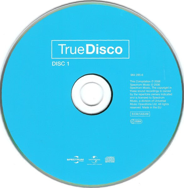 Various : True Disco (3xCD, Comp)
