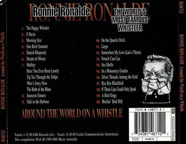 Ronnie Ronalde : Around The World On A Whistle (CD, Comp)