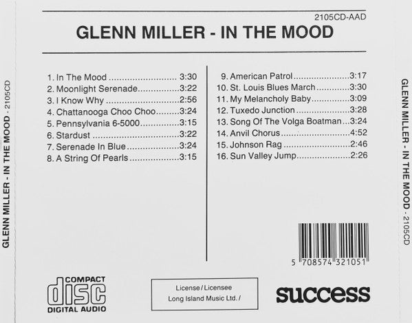 Glenn Miller : In The Mood (CD, Comp)