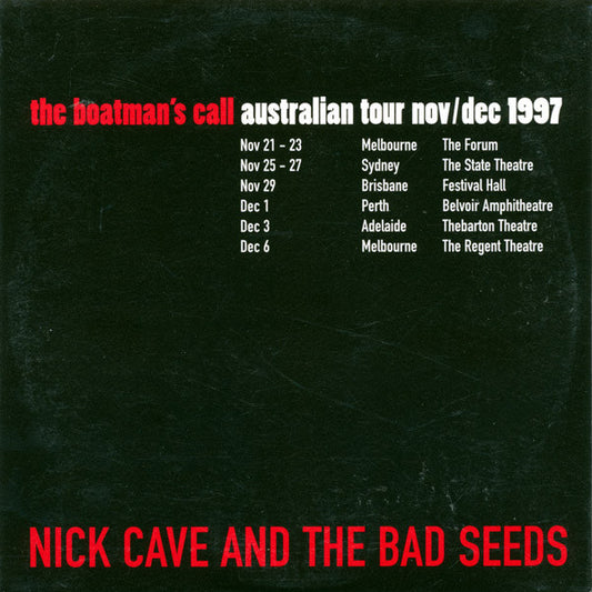 Nick Cave & The Bad Seeds : The Boatman's Call: Australian Tour Nov/Dec 1997 (CD, EP, Promo)
