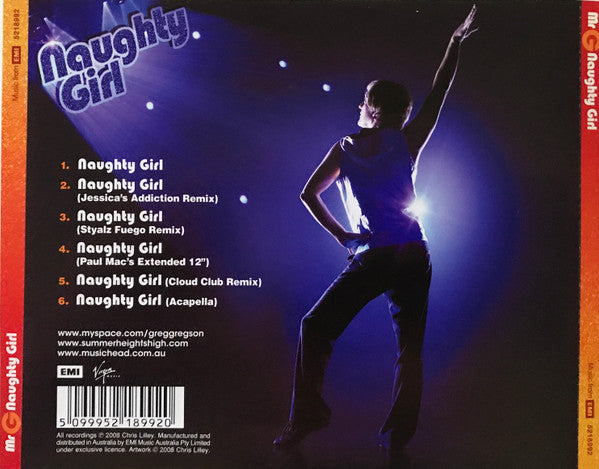 Mr G (3) : Naughty Girl (CD, Single)