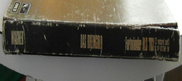 Wagner* / Wilhelm Furtwängler, The Rome Symphony Orchestra of RAI* : Das Rheingold (Box, Mono, RE + 3xLP, RE)