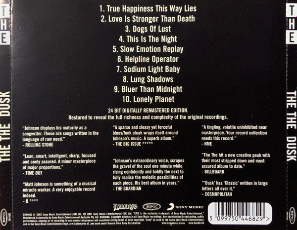 The The : Dusk (CD, Album, RE, RM)