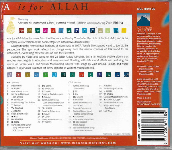 Yusuf Islam : A Is For Allah (2xCD, Album)