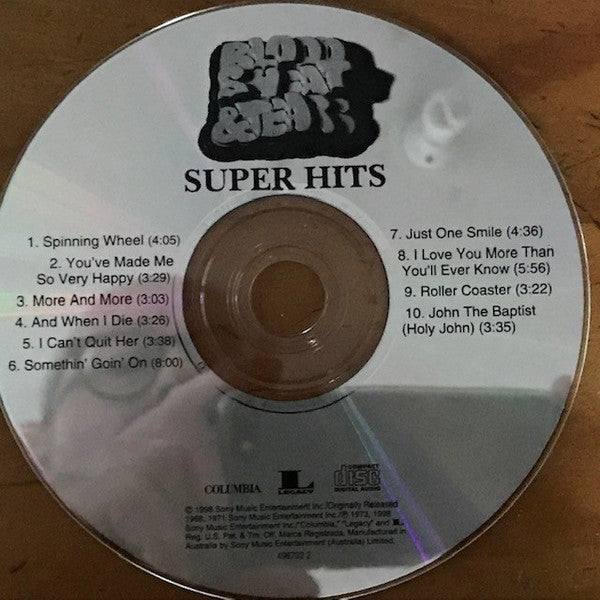 Blood, Sweat And Tears : Super Hits (CD, Comp)