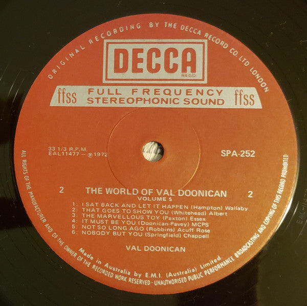 Val Doonican : The World Of Val Doonican Vol. 5 (LP, Comp)