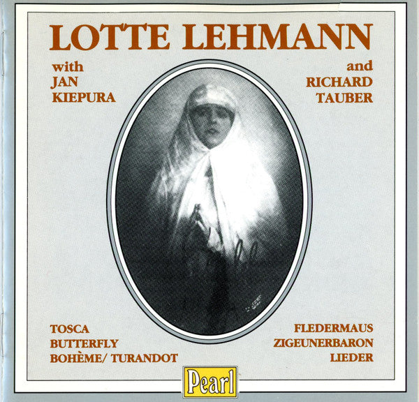 Lotte Lehmann With Jan Kiepura And Richard Tauber : Lotte Lehmann (CD, Comp, Mono)