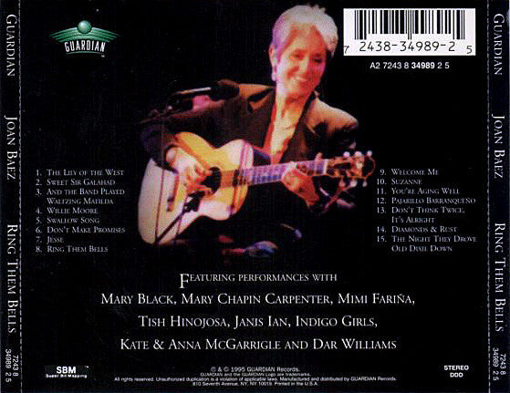 Joan Baez : Ring Them Bells (CD, Album)