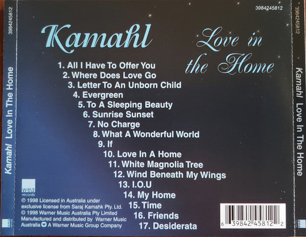Kamahl : Love In The Home (CD, Album, Comp)