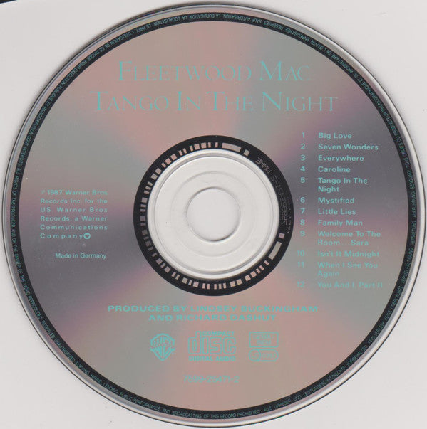 Fleetwood Mac : Tango In The Night (CD, Album, RE, RP)