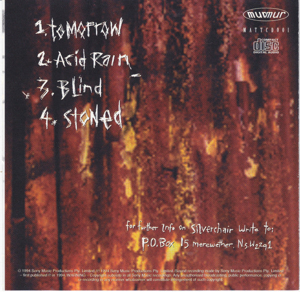 Silverchair : Tomorrow (CD, EP)