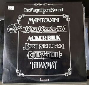Mantovani And His Orchestra, Mr. Acker Bilk Orchestra, Bert Kaempfert & His Orchestra, Burt Bacharach & His Orchestra, Brian May (2), Henry Mancini : 60 Great Tunes - The Magnificent Sound Of (3xLP, Comp)