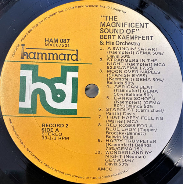 Mantovani And His Orchestra, Mr. Acker Bilk Orchestra, Bert Kaempfert & His Orchestra, Burt Bacharach & His Orchestra, Brian May (2), Henry Mancini : 60 Great Tunes - The Magnificent Sound Of (3xLP, Comp)