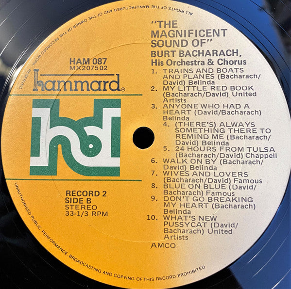 Mantovani And His Orchestra, Mr. Acker Bilk Orchestra, Bert Kaempfert & His Orchestra, Burt Bacharach & His Orchestra, Brian May (2), Henry Mancini : 60 Great Tunes - The Magnificent Sound Of (3xLP, Comp)