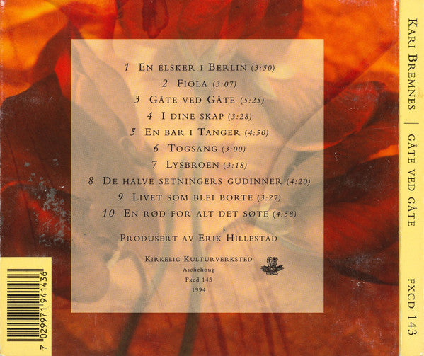 Kari Bremnes : Gåte Ved Gåte (CD, Album)