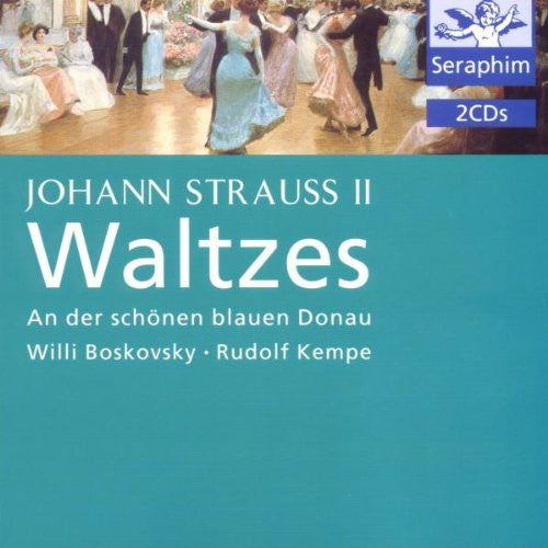 Johann Strauss Jr. – Willi Boskovsky • Rudolf Kempe : Waltzes - An Der Schönen Blauen Donau (2xCD, Comp, RM)