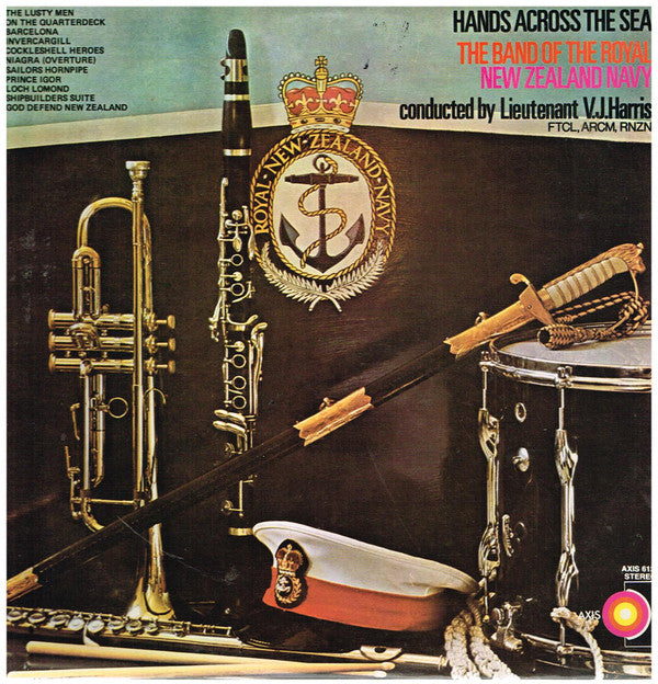 The Band Of The Royal New Zealand Navy : Hands Across The Sea (LP)