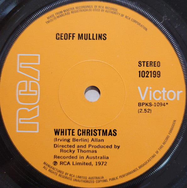 Geoff Mullins with The Good Guys (12) : Santa Claus Is Coming To Town (7", Single)