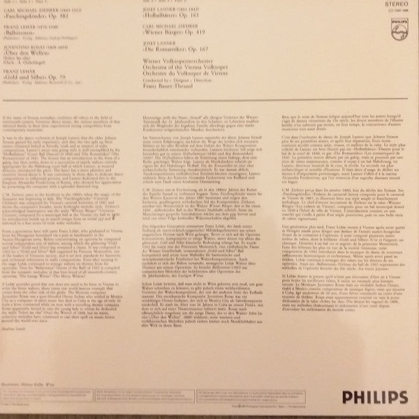 Wiener Volksopernorchester, Franz Bauer-Theussl : Famous Waltzes - Berühmte Walzer, Volume 2 (LP)