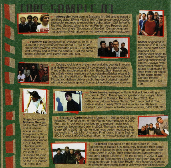 Various : Core Sample 03 (CD, Comp)