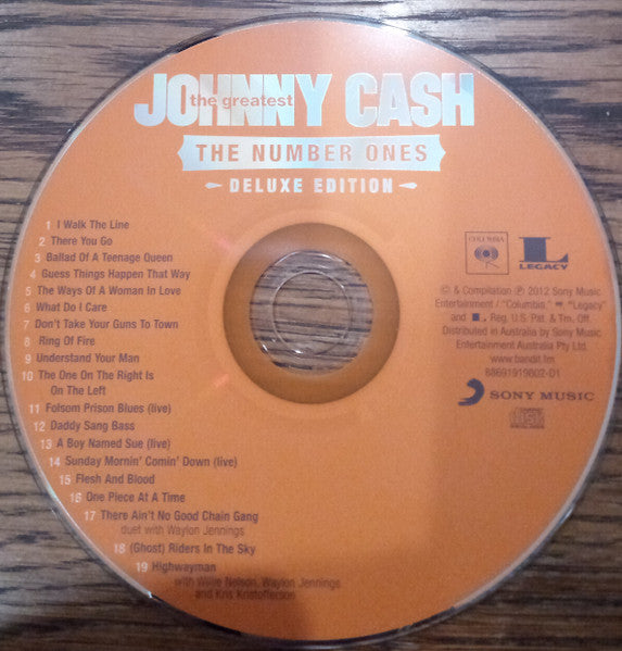 Johnny Cash : The Number Ones - Deluxe Edition (CD, Comp, Dlx + DVD, Dlx, NTSC)