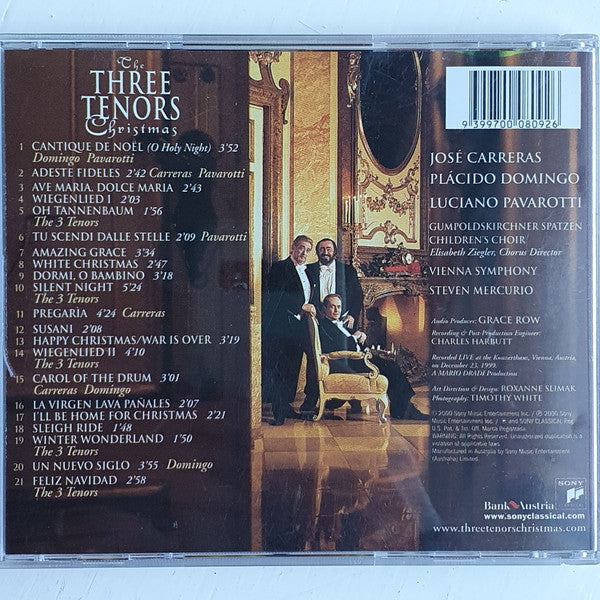 The Three Tenors : Christmas (CD, Album)