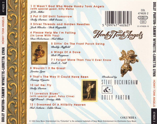 Loretta*, Dolly*, Tammy* : Honky Tonk Angels (CD, Album)