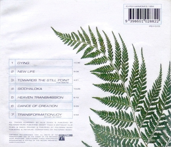 Third Eye : Dance Of Creation (CD, Album, P/Mixed)