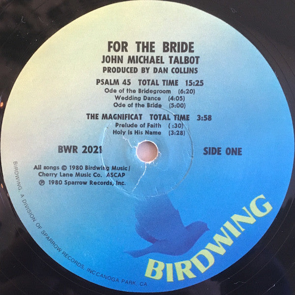 John Michael Talbot With The National Philharmonic Orchestra Of London* : For The Bride (LP, Album)