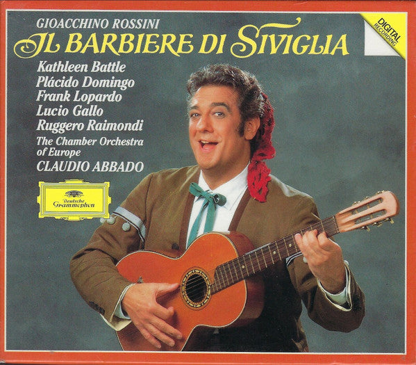 Gioacchino Rossini - Kathleen Battle, Plácido Domingo*, Frank Lopardo, Lucio Gallo, Ruggero Raimondi, The Chamber Orchestra Of Europe, Claudio Abbado : Il Barbiere Di Siviglia  (2xCD, Album, RE + Box, Sli)