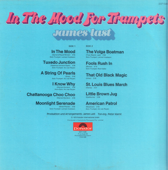 James Last : In The Mood For Trumpets (LP, Album)
