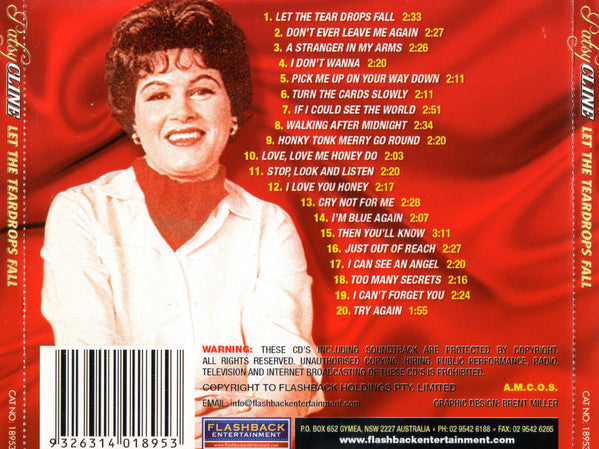 Patsy Cline : Let The Teardrops Fall (CD, Comp)