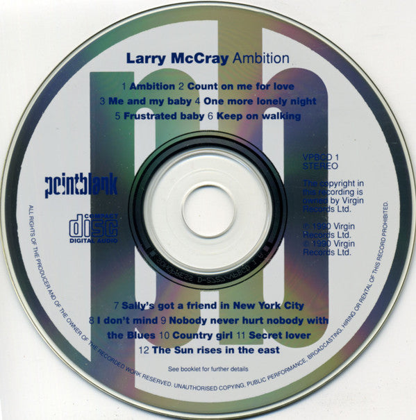 Larry McCray : Ambition (CD, Album)