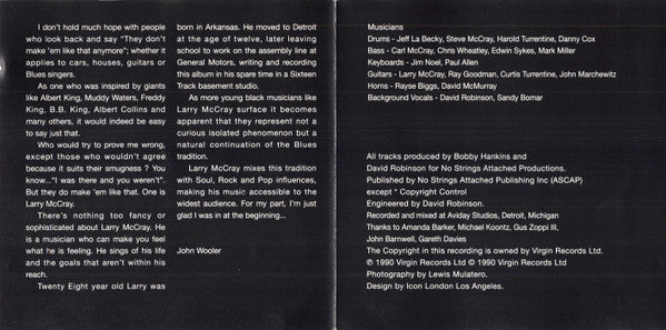 Larry McCray : Ambition (CD, Album)