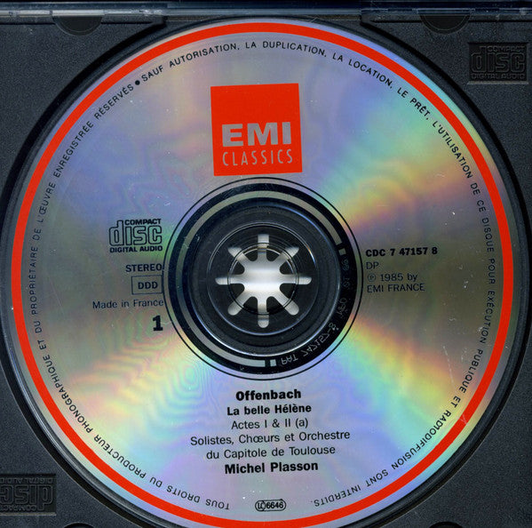 Offenbach* - Jessye Norman, John Aler, Gabriel Bacquier, Jean-Philippe Lafont, Charles Burles, Colette Alliot-Lugaz, Chœur* Et Orchestre Du Capitole De Toulouse*, Michel Plasson : La Belle Hélène (2xCD, Album, RE + Box, Sli)