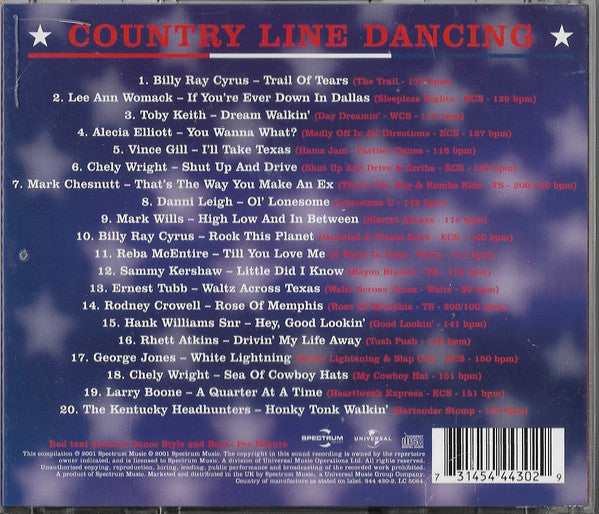 Various : Country Line Dancing (CD, Comp, RE)
