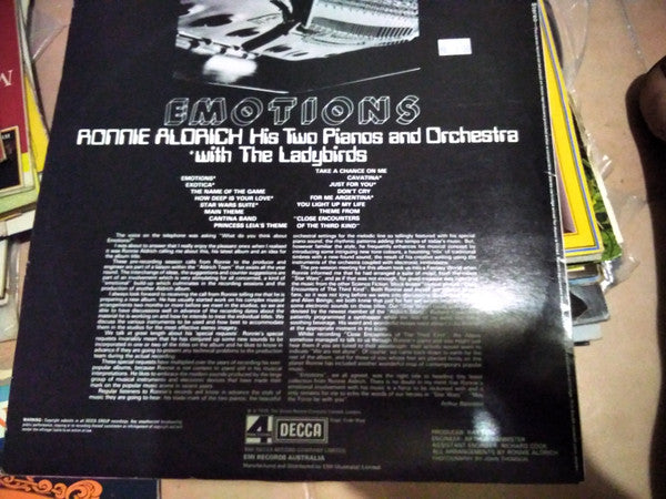 Ronnie Aldrich And His Orchestra : Emotions (LP, Album)
