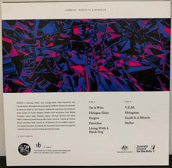 Forevr : Death Is A Miracle (LP, Album, Ltd, Num)