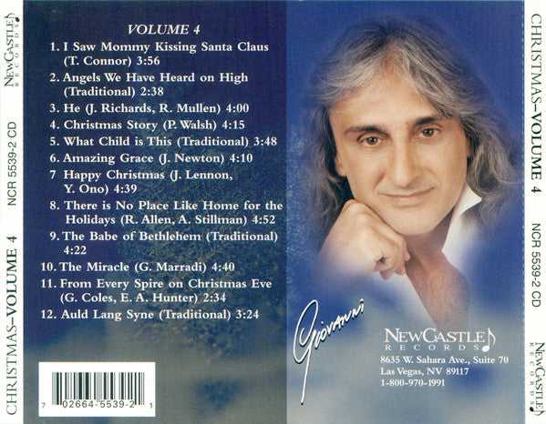 Giovanni Marradi : Christmas With Giovanni (Volume 4) (CD)