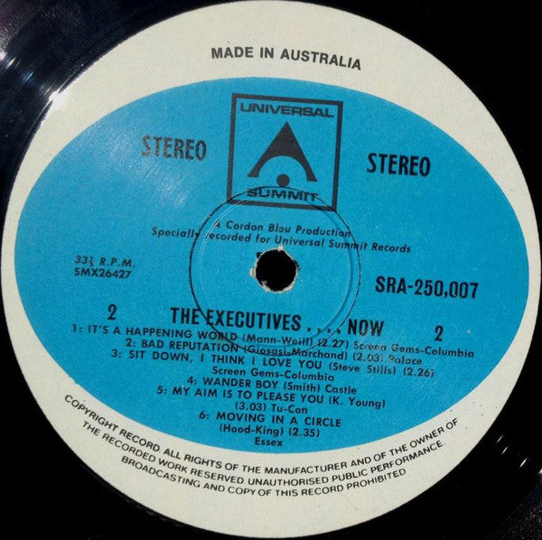 The Executives (3) : ....Now! (LP, Comp, RE)