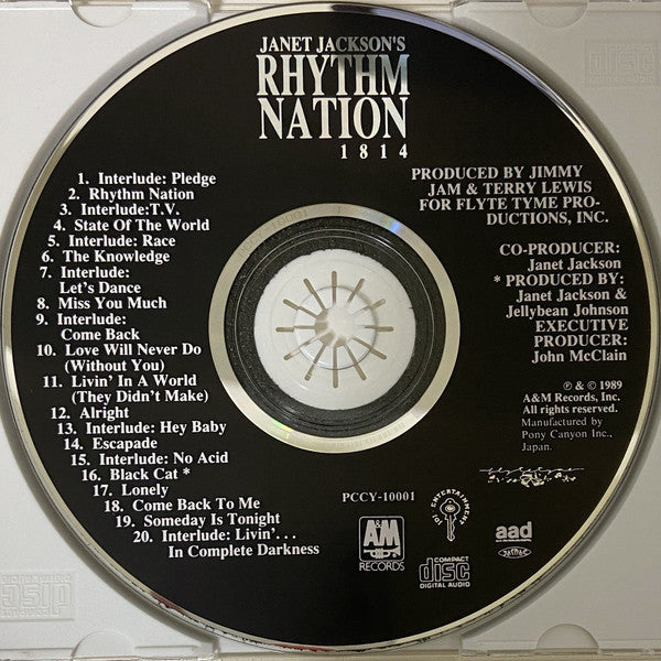 Janet Jackson : Rhythm Nation 1814 (CD, Album)