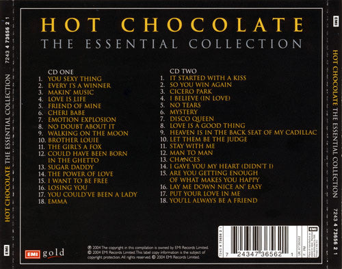 Hot Chocolate : The Essential Collection (2xCD, Comp, Enh, RP)