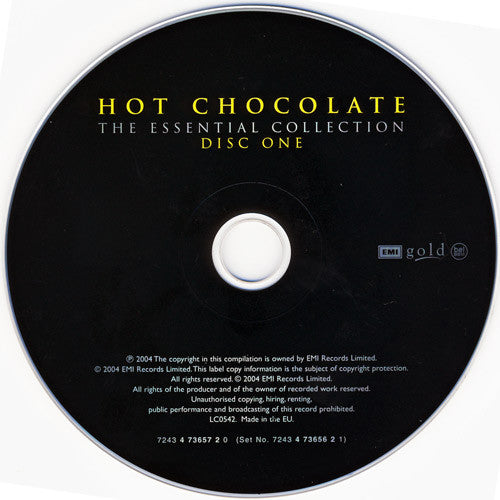 Hot Chocolate : The Essential Collection (2xCD, Comp, Enh, RP)