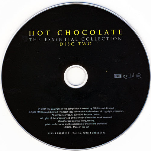 Hot Chocolate : The Essential Collection (2xCD, Comp, Enh, RP)