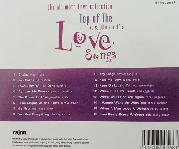 Various : The Ultimate Love Collection  (CD, Album, Comp)
