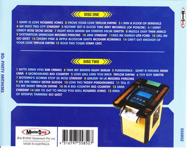 Various : 80s Party Anthems (2xCD, Comp)
