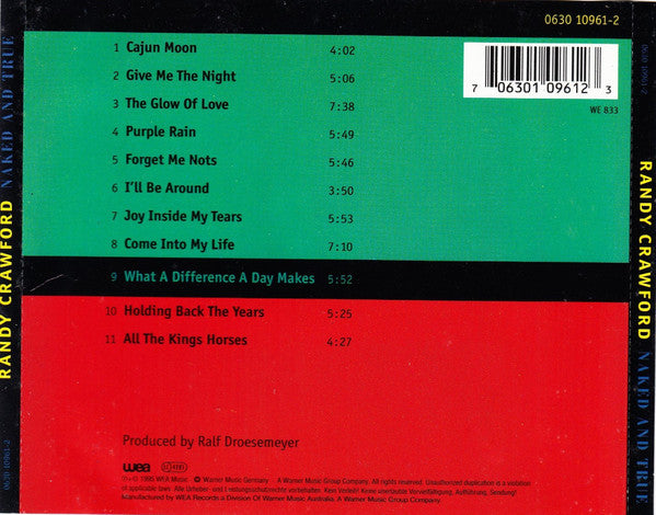 Randy Crawford : Naked And True (CD, Album)