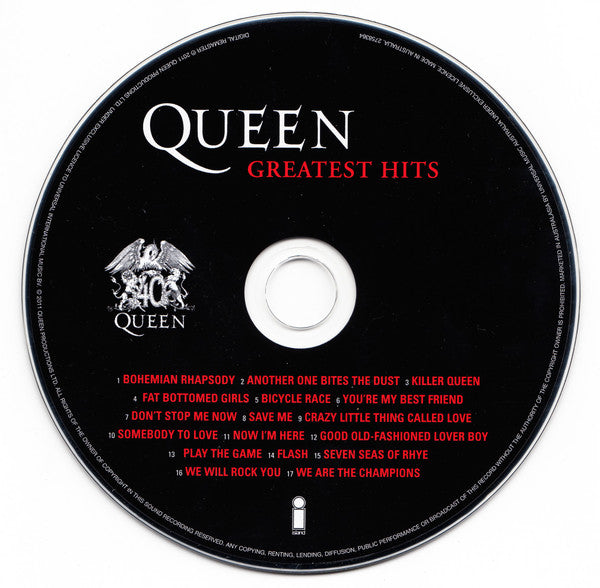 Queen : Greatest Hits (CD, Comp, RM)