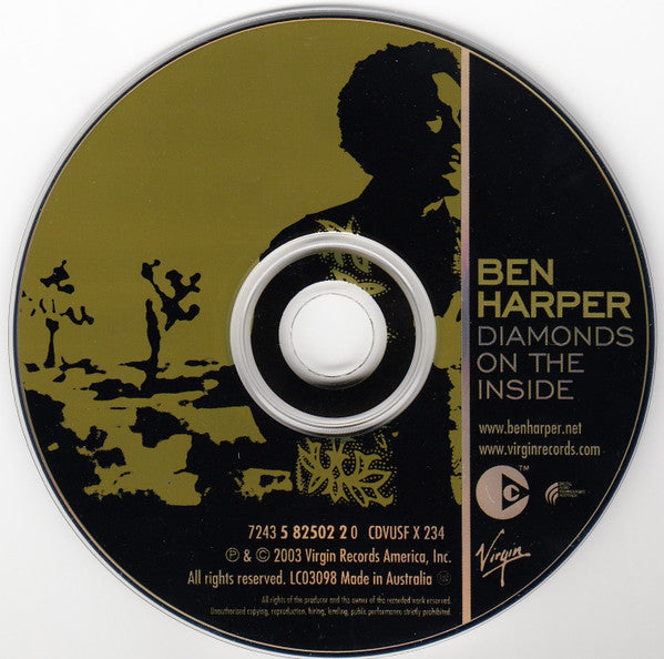 Ben Harper : Diamonds On The Inside (CD, Album, Copy Prot., Dig)