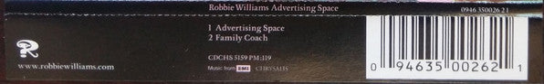 Robbie Williams : Advertising Space (CD, Single)
